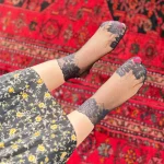 جوراب مجلسی گیپوری برگ‌انجیری - تصویر 2