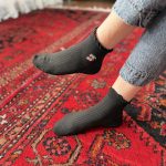 نیم ساق گلدوزی گیلاس وارداتی