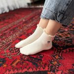 نیم ساق گلدوزی گیلاس وارداتی